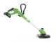 Coupe-bordures &agrave; batterie Greenworks G24LT28 24V - SANS BATTERIE NI CHARGEUR