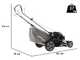 CastelGarden XS 55 S - Tondeuse &agrave; gazon autotract&eacute;e thermique -  4 en 1 - Coupe 53cm