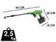 Greenworks G24PWXK4 - Pistolet nettoyeur &agrave; batterie - 24 bar - 24V - 4Ah