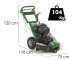 GreenBay Deep LE-330 - Rogneuse de souches - Moteur Loncin 420 cm3 avec d&eacute;marrage &eacute;lectrique - Roue de coupe avec 8 fraises en carbure de tungst&egrave;ne