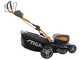 Stiga Combi 748e V - Tondeuse &agrave; gazon &agrave; batterie - 2x 48V/5Ah - Largeur de coupe 46 cm