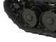 Wortex Tiger D420/120L - Broyeur &agrave; moteur thermique avec base &agrave; chenilles - Moteur Loncin D420