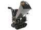 Wortex Tiger D420/120L - Broyeur &agrave; moteur thermique avec base &agrave; chenilles - Moteur Loncin D420