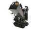 Wortex Tiger D420/120L - Broyeur &agrave; moteur thermique avec base &agrave; chenilles - Moteur Loncin D420