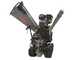 Wortex Tiger D420/120L - Broyeur &agrave; moteur thermique avec base &agrave; chenilles - Moteur Loncin D420