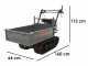 Brouette &agrave; chenilles Wortex SFL 300 - Caisson extensible avec charge de 300 Kg