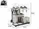 Il-Tec Ultrafiller 4 Mista - Remplisseuse pneumatique &agrave; d&eacute;pression pour liquides alimentaires
