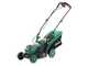 Tondeuse &agrave; pouss&eacute;e &agrave; batterie RIBIMEX PRBAT20-TON33 - Batterie de 2x20V 4Ah - Largeur de coupe 34 cm
