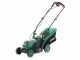 Tondeuse &agrave; pouss&eacute;e &agrave; batterie RIBIMEX PRBAT20-TON33 - Batterie de 2x20V 4Ah - Largeur de coupe 34 cm