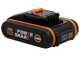 Worx NITRO WG330E - S&eacute;cateur de taille &agrave; batterie - 20V2Ah - Diam&egrave;tre de coupe 25 mm