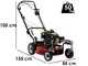 Tondeuse &agrave; gazon mulching tract&eacute;e Marina Systems GRINDER ZERO SK - Coupe 52cm - Kohler HD775