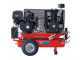 Motocompresseur Airmec TTS 34110/900 moteur &agrave; essence Loncin 11 HP - compresseur