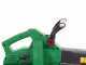 Ribimex PRBAT20-ASBSB - Souffleur aspirateur de feuilles &agrave; batterie 40 V 4 Ah 