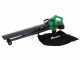 Ribimex PRBAT20-ASBSB - Souffleur aspirateur de feuilles &agrave; batterie 40 V 4 Ah 