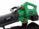 Ribimex PRBAT20-ASBSB - Souffleur aspirateur de feuilles &agrave; batterie 40 V 4 Ah 