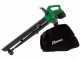 Ribimex PRBAT20-ASBSB - Souffleur aspirateur de feuilles &agrave; batterie 40 V 4 Ah 