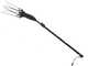 Volpi Olytech Super Power 555L - Peigne vibreur &eacute;lectrique 210/300 cm &agrave; batterie de type automobile avec c&acirc;ble inclus - Perche t&eacute;lescopique