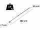 EGO Peigne vibreur EGO Lotus - 56V - Batterie de 10Ah - Perche t&eacute;lescopique