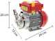 Rover Novax 20 B - Pompe &eacute;lectrique de transfert - &Eacute;lectropompe pour liquides chauds et bi&egrave;re - Monophas&eacute;e - 230V