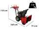 Snapper H1528ES - Fraise &agrave; neige thermique - B&amp;S 1450 Snow