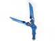 Peigne vibreur &eacute;lectrique Paterlini B-Fly - 12V - Perche t&eacute;lescopique 206 - 296 cm