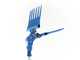 Peigne vibreur &eacute;lectrique Paterlini B-Fly - 12V - Perche t&eacute;lescopique 206 - 296 cm