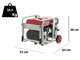 GeoTech Pro iGGP5000ES - Groupe &eacute;lectrog&egrave;ne inverter avec d&eacute;m. &eacute;lectrique 4 kW  sur chariot - Continu 3.5 kW Monophas&eacute;
