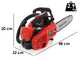 BLUE BIRD CSP 270 T - Tron&ccedil;onneuse de taille thermique -  Lame de 25 cm