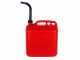 Bidon 20 L professionnel en plastique pour carburants  avec verseur flexible
