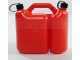 Bidon double 5 + 2,5 l pour carburant et huile avec bec verseur flexible