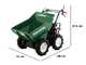 Brouette 4x4 &agrave; essence  GreenBay MiniTipper 300 L - Moteur Loncin G200F