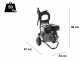 Nettoyeur haute pression thermique AgriEuro Top-Line EWD-K 15/310 - Moteur Loncin G390F