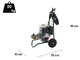 Nettoyeur haute pression thermique AgriEuro Top-Line EWD-K 15/310- Moteur Honda GX 390