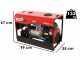 TecnoGen H15000ELX - Groupe &eacute;lectrog&egrave;ne &agrave; essence - Honda GX690 - Continu 9.4 kW monophas&eacute;