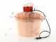 Chaudron en cuivre &eacute;lectrique martel&eacute; pour la polenta NuovaFac Cuoca Automatica base plate 9L - 5W