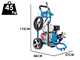 Nilfisk MC 5C - Nettoyeur haute pression thermique professionnel - Moteur Honda GX270 - 250 bar - 950 l/h