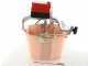 Chaudron &agrave; polenta en cuivre &eacute;lectrique martel&eacute; NuovaFac Cuoca Automatica base plate 9L - 24W