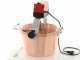 Chaudron &agrave; polenta en cuivre &eacute;lectrique martel&eacute; NuovaFac Cuoca Automatica base plate 9L - 24W