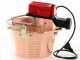 Chaudron &eacute;lectrique &agrave; induction en cuivre martel&eacute; pour polenta NuovaFac Cuoca Automatica base plate 4L - 5W