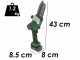 GreenBay TopSaw 5C - &Eacute;lagueuse &agrave; batterie sur perche - 2 batteries de 16,8 V - 2 Ah