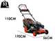 Redback S511VHY - Tondeuse &agrave; gazon thermique tract&eacute;e - 4en1 - Moteur Honda GCVx200
