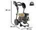 Nettoyeur haute pression professionnel thermique Comet FDX Blade S 13/180 - Moteur Honda GX200