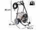 Nettoyeur haute pression &agrave; eau froide Comet K Steel S 7.15 15/210 T - Pression maximale 200 bars