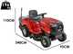 Troy Bilt Pony 927T-R - Tracteur tondeuse  - transmission transmatic - bac de ramassage