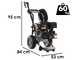 Nettoyeur haute pression thermique AgriEuro Top-Line ZWD-K 15/280 - Moteur Loncin  G390F