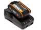 Worx WG908E - &Eacute;lagueuse /Taille-haie multifonction &agrave; batterie sur perche - batterie 20V 2Ah
