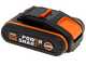 Worx WG908E - &Eacute;lagueuse /Taille-haie multifonction &agrave; batterie sur perche - batterie 20V 2Ah