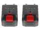 Perche &eacute;lagueuse &agrave; batterie t&eacute;lescopique Sbaraglia ARES-22 - 2 Batteries de 5.2 Ah/21V