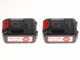 Perche &eacute;lagueuse &agrave; batterie t&eacute;lescopique Sbaraglia ARES-22 - 2 Batteries de 5.2 Ah/21V
