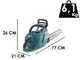 Makita UC011GZ - Tron&ccedil;onneuse &agrave; batterie - Guide 35 cm - SANS BATTERIE NI CHARGEUR